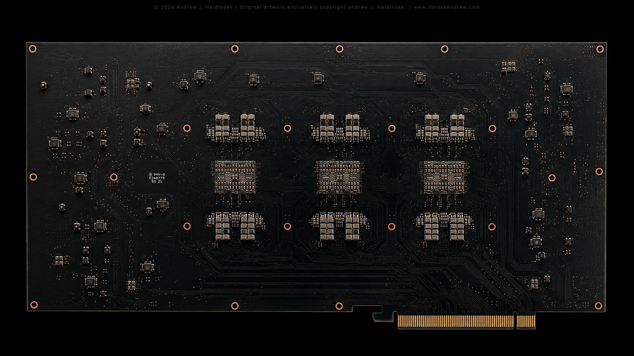 PHAETON PCB backside layout